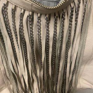 BODHI LEATHER HANDBAG CREAM COLOR